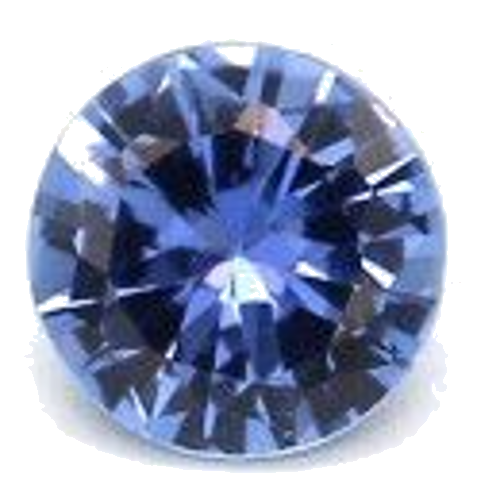0.16 carat BLUE BRILLIANT cut Round Safyras (1)