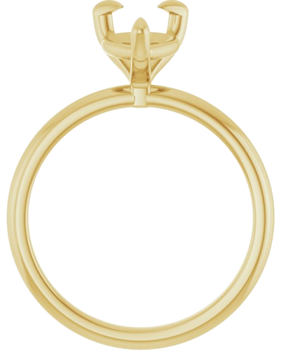 Sužadėtuvių Žiedas „Solitaire“ 585 Geltonojo Aukso Pear Shape 10mm x 7mm (2)