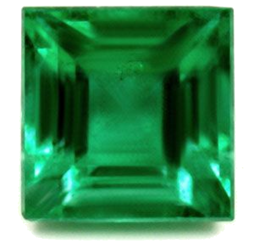 0.95 carat GREEN Square Smaragdas (1)