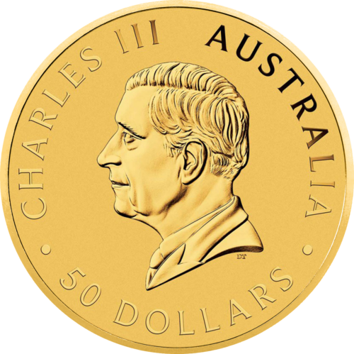 1/2 oz Kengurs 2026 Austrālija zelta monēta (.9999 Tīrs zelts) (2)