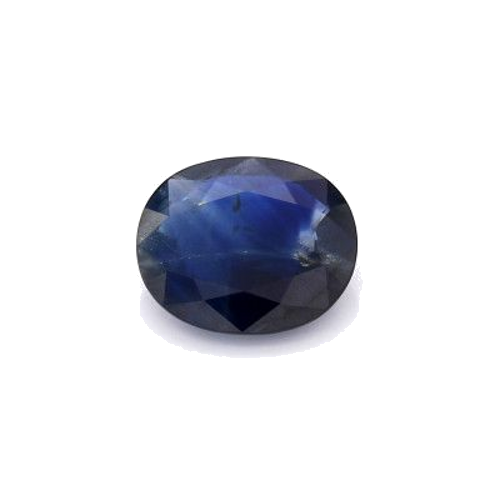 2.24 carat BLUE BRILLIANTSTEP cut Oval Safyras (1)