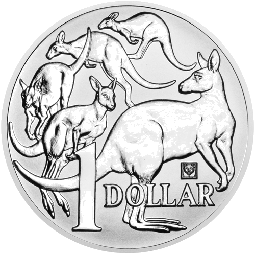 1 oz Кенгуру 2019 Австралия сребърна монета (1)