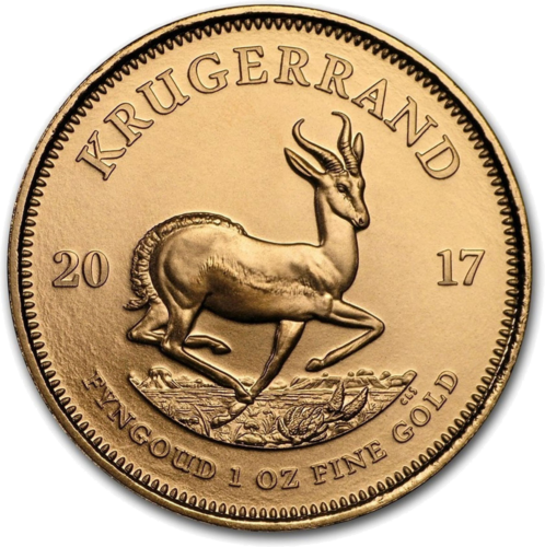 1 oz Krugerrand Pietų Afrika auksinė moneta (Mix metai) (2)