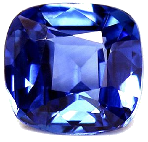 1.24 carat BLUE Cushion Safyras (1)