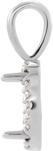 Pakabukas „Oval 4-Prong Halo-Style Cabochon“ 585 Baltojo Aukso Oval 9mm x 7mm (2)