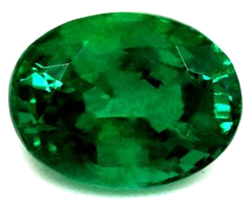1.31 carat GREEN Oval Smaragdas (1)