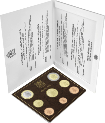 2023 Vatican BU Euro Coin Set (4)