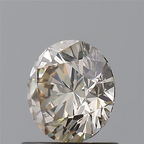 0.72 carat O-P VERY LIGHT BROWN-VS1 Excellent cut Natūralus Round Deimantas (1)