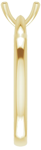 Sužadėtuvių Žiedas „Solitaire“ 585 Geltonojo Aukso Round 5.8mm (4)