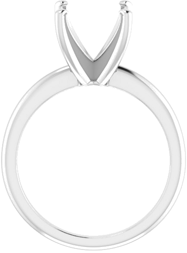 Sužadėtuvių Žiedas „Solitaire“ 950 Platinos Square 7.5mm (2)