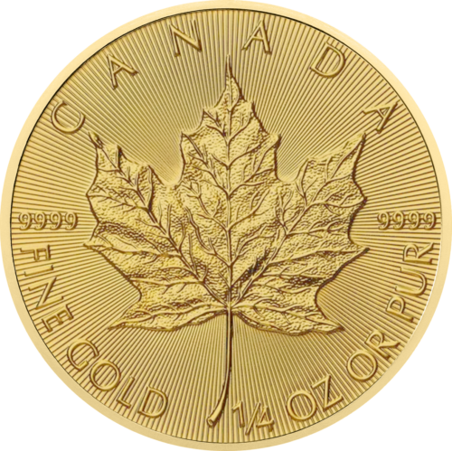 1/4 oz Кленовый лист 2026 Канада Золотая монета (1)