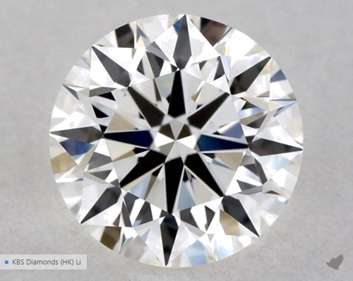 0.55 carat G-VS1 Excellent cut Natūralus Round Deimantas (1)