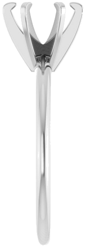 Sužadėtuvių Žiedas „Solitaire“ 585 Baltojo Aukso Round 7mm (4)