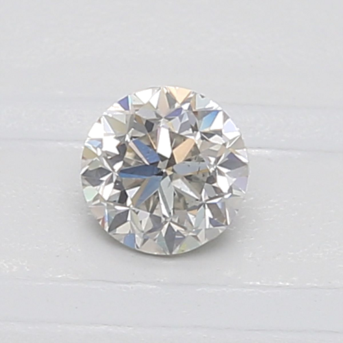 0.5 carat Faint  Gray-SI1 GD cut Natūralus Round Deimantas (1)