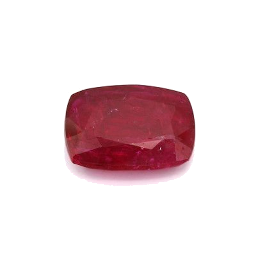 3.94 carat RED BRILLIANTSTEP cut Cushion Rubinas (1)