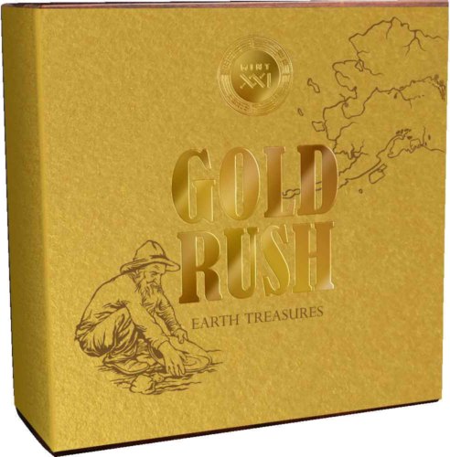 2000 franks gold rush 2021 Cameroon silver coin (6)