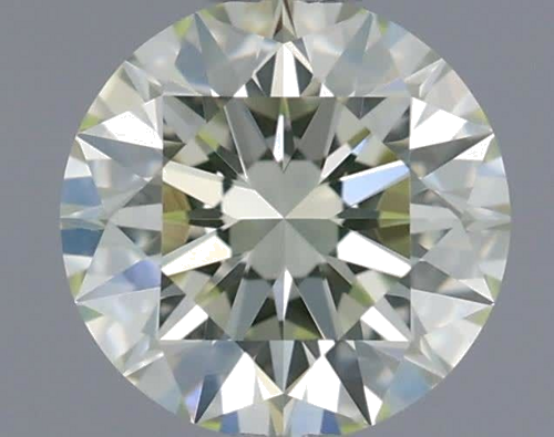 0.6 carat Light Green Yellow-VVS1 Excellent cut Natūralus Round Deimantas (1)