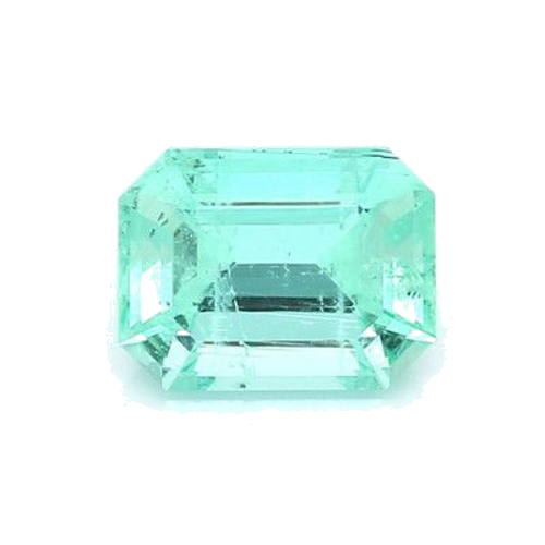 1.79 carat GREEN STEP cut Octagonal Smaragdas (1)