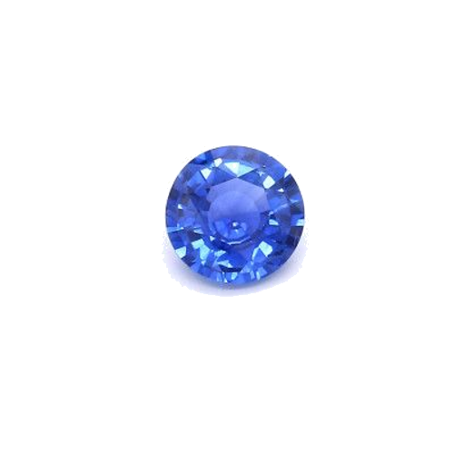 1.28 carat BLUE BRILLIANTSTEP cut Round Safyras (1)