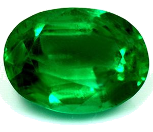 1.32 carat GREEN Oval Smaragdas (1)