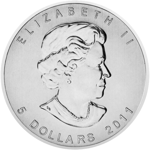 1 oz Pelēkais vilks Kanāda 2011 sudraba monēta (2)