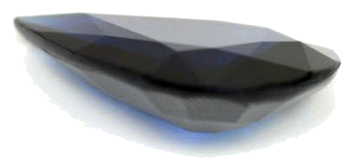 3.21 carat BLUE Pear Safyras (1)