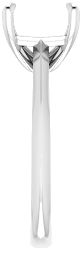 Sužadėtuvių Žiedas „Solitaire“ 950 Platinos Emerald 10mm x 8mm (3)