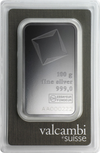 100 g Silver bar Valcambi (1)
