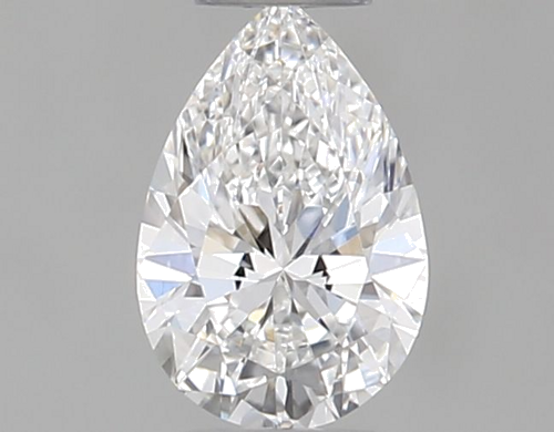 0.28 carat F-IF Natūralus Pear Deimantas (1)