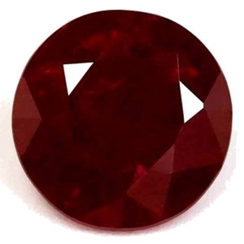 1.73 carat RED Round Rubinas (1)