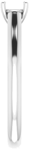 Platinum  5.2 mm Round Solitaire Engagement Ring Mounting (4)