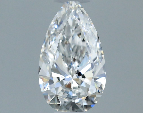0.3 carat E-VVS2 Natūralus Pear Deimantas (1)