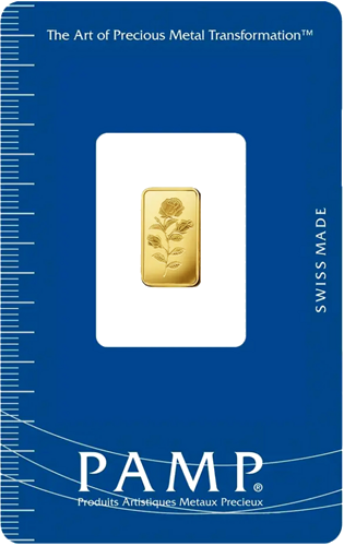 2,5 g Investment Gold Bar Rose PAMP (1)