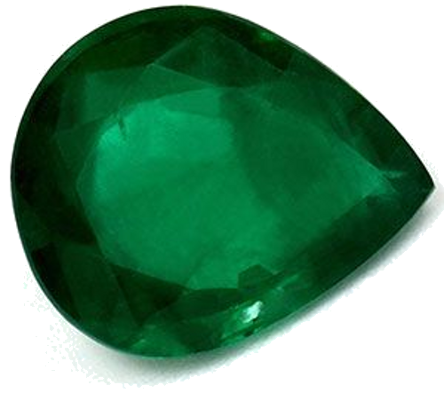 2.79 carat GREEN Pear Smaragdas (1)