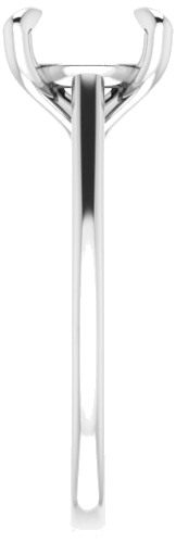 Sužadėtuvių Žiedas „Solitaire“ 585 Baltojo Aukso Round 9mm (4)