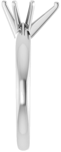 Sužadėtuvių Žiedas „Solitaire“ 585 Baltojo Aukso Pear Shape 8.5mm x 5mm (4)