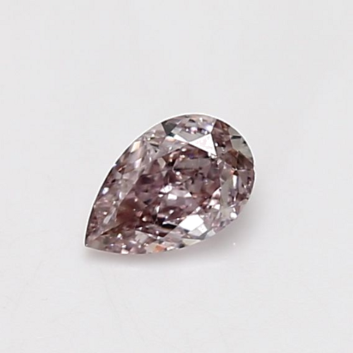 0.4 carat Fancy Brownish Pink-SI1 Natūralus Pear Deimantas (1)