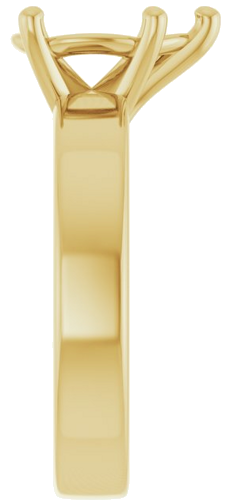 Sužadėtuvių Žiedas „Solitaire“ 585 Geltonojo Aukso Pear Shape 10mm x 7mm (4)