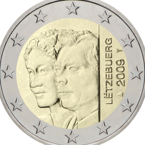 2009 Luxembourg Grand Duke and Duchess 2 euro coin (2)