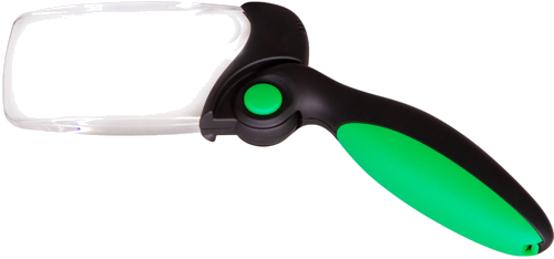 Saliekams palielināmais stikls ar LED apgaismojumu 2x 6x (6)