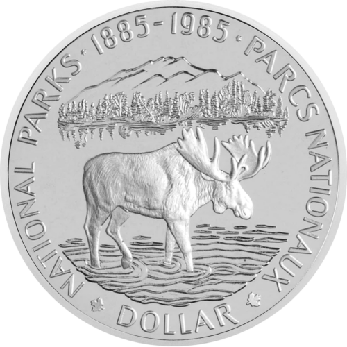 1 dollar Canada Elizabeth II silver coin (1)