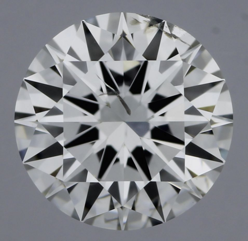 0.45 carat F-SI2 Excellent cut Natūralus Round Deimantas (1)