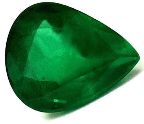 2.99 carat GREEN Pear Smaragdas (1)