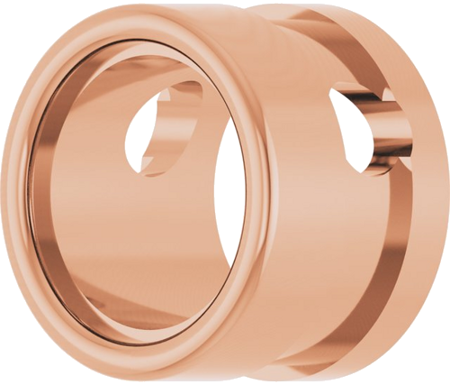 14K Rose 5.8 mm Round Bezel-Set Slide Pendant Mounting (2)