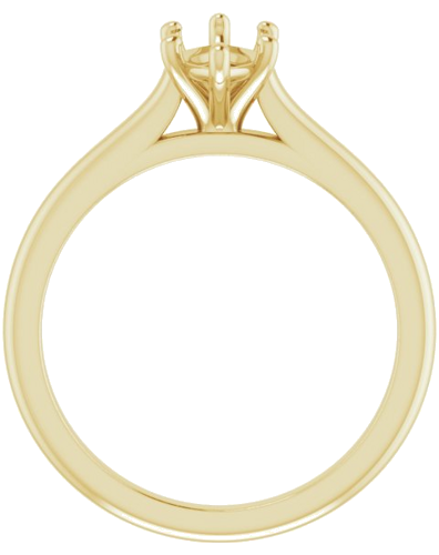 Sužadėtuvių Žiedas „Solitaire“ 585 Geltonojo Aukso Marquise 10mm x 5mm (2)