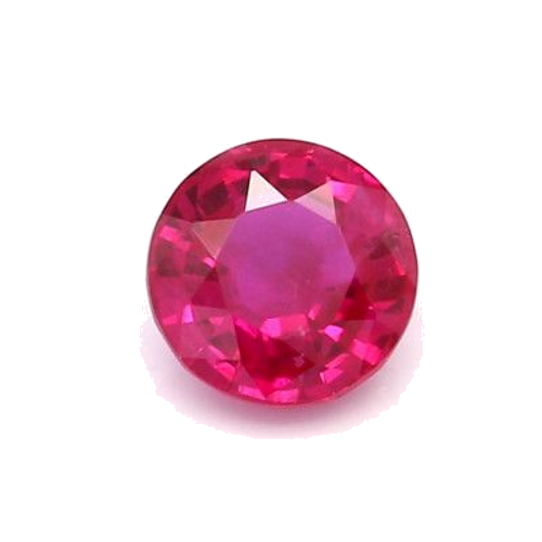 1.34 carat RED BRILLIANTSTEP cut Round Rubinas (1)