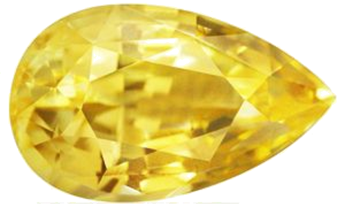 3.32 carat YELLOW Pear Safyras (1)