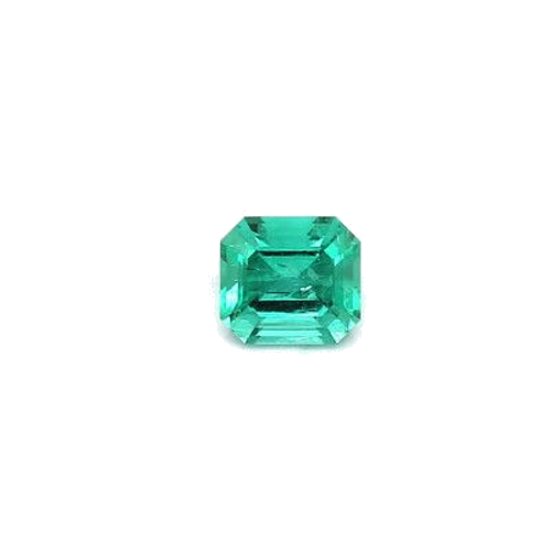 0.51 carat GREEN STEP cut Octagonal Smaragdas (1)