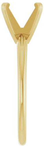 Sužadėtuvių Žiedas „Solitaire“ 585 Geltonojo Aukso Round 8mm (4)