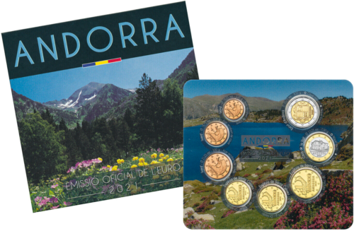 2021 Andoras eiro monētu komplekts BU (1)